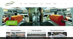 Desktop Screenshot of folplast.com.pl